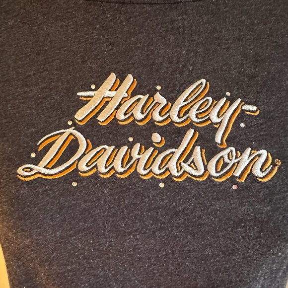 Harley Davidson Limited Edition T Shirt Rhinestones Dealer Logo New Berlin WI - Picture 2 of 7